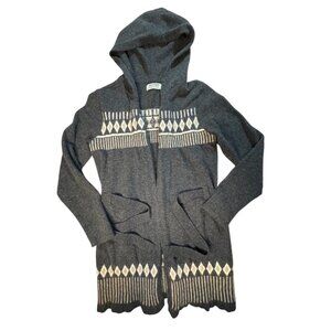 Skhoop Angelika belted & hooded cardigan size medium